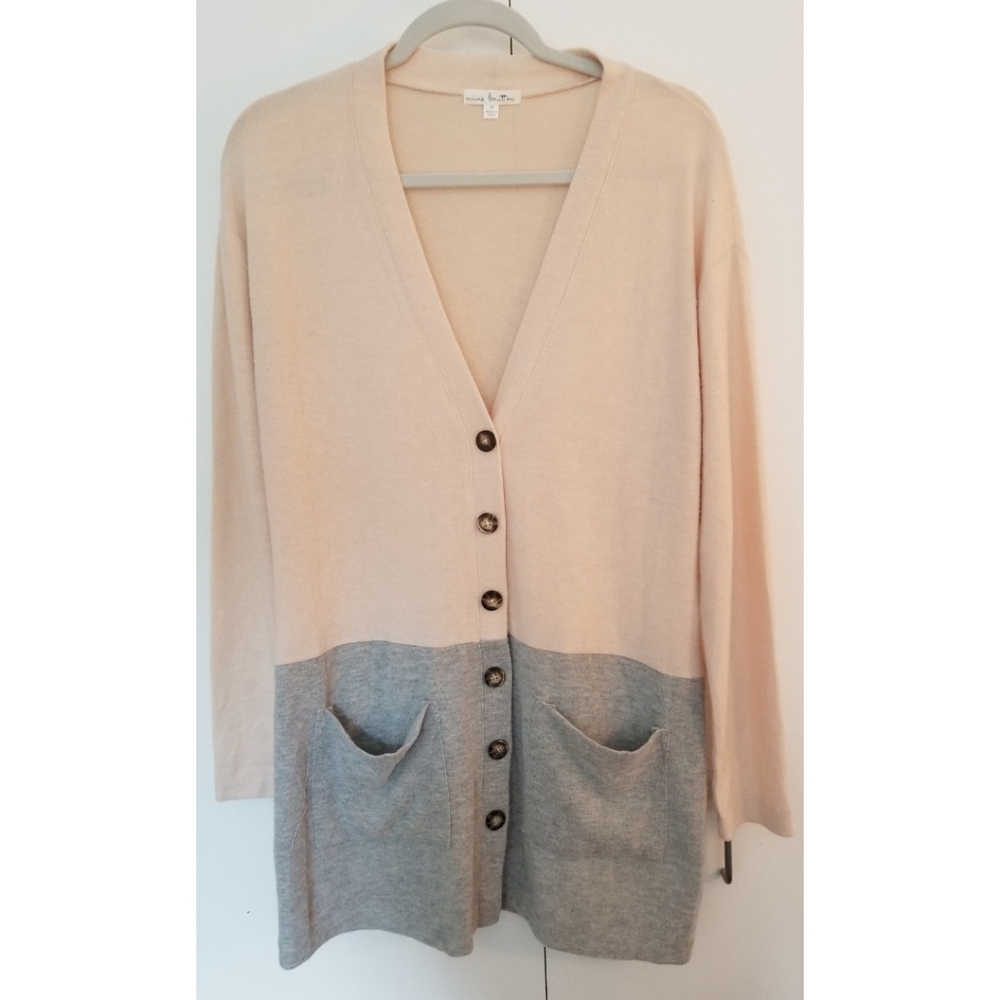 Nine Britton Vintage Wash Grandpa Cardigan